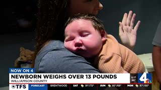 Newborn weighs over 13 pounds [upl. by Gildus49]