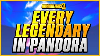 Every legendary item farmlocation in Pandora UPDATED GUIDE TO 2023  Borderlands 3 [upl. by Felike]