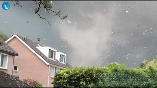 Amateurbeelden tornado Zierikzee 27 juni 2022 [upl. by Twum536]