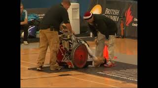 2010 World Wheelchair Rugby Championship  USA vs Sweden [upl. by Airol480]