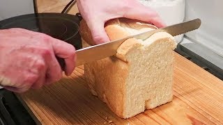 Sandwich Bread The Easiest Way Possible with a bread machine [upl. by Suoirrad]