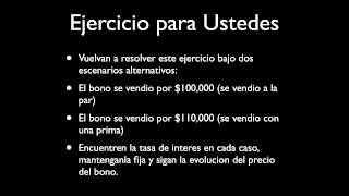 Matematicas Financieras Bonos [upl. by Gnart5]