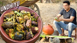 Undhiyu Recipe  How To Make Undhiyu In A Earthen Pot  Traditional Gujarati Recipe  Varun [upl. by Pack329]