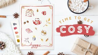 Get Cosy With Hygge Watercolour [upl. by Rubinstein]