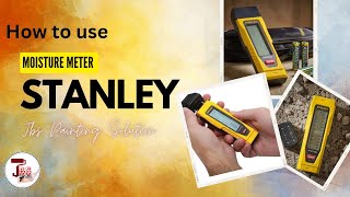 Stanley moisture Meter use Review [upl. by Anifesoj]