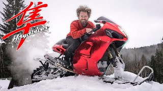 We Built The Worlds Fastest Snow Bike [upl. by Kline]