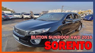 USEDCAR BUSYMAN Autos usados en corea SORENTO BUTTON SUNROOF 4WD BLACK KNAPS81ADGA 198118 [upl. by Lleze898]