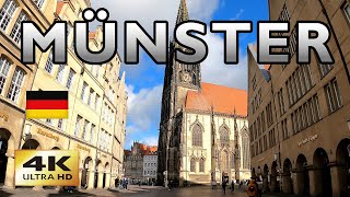 【4K】 Münster 🇩🇪 Germany  City Centre Walking Tour [upl. by Boris]