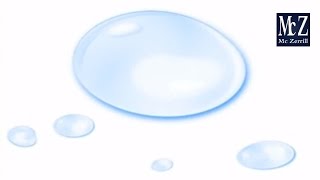 Speed Tutorial Gimp  Gocce dacqua stilizzate 1 Parte  Stylised water droplets Part 1 [upl. by Ahsyle]