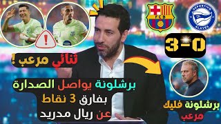 ملخص تحليل مباراة برشلونة 30 ديبورتيفو ألافيس  برشلونة يواصل الصدارة بفارق 3 نقاط عن ريال مدريد [upl. by Retsila]