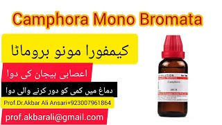 Brain weaknessesNervous pressure اعصابی رعشہ کی دواHomeopathic medicine Camphora Mono Bromata Q 30 [upl. by Nylirehc]