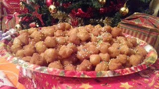 STRUFFOLI MORBIDI La ricetta della nonna [upl. by Nollahs]