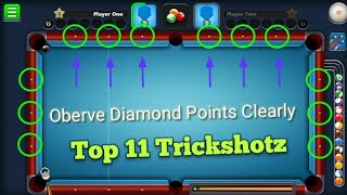 Top 11 Trickshots With Fanatic Cue  8 Ball Pool [upl. by Kaufman]