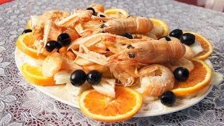 Scampi e mazzancolle o gamberi alla catalana [upl. by Ashil]