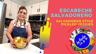 Como Hacer Escabeche Salvadoreño Pickled Veggies [upl. by Mayap]