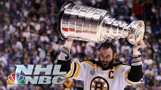 Ray Bourque Zdeno Chara and the greatest Stanley Cup lifts  NBC Sports [upl. by Borman]