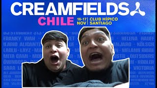 Line up Creamfields Chile 2024 Reacción ft Dato [upl. by Neelasor]