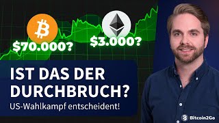 BITCOIN BRICHT AUS  Startschuss für Bullrun amp Altcoin Season  Krypto News [upl. by Aremat540]