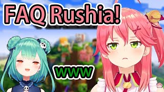 Rushia friendly fired on Miko【Eng SubHololive】 [upl. by Analad709]