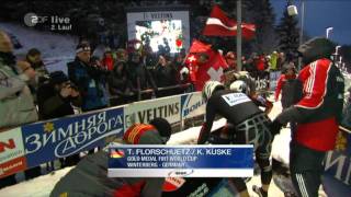 Kevin Kuske  Sieg beim BobWeltcup Winterberg [upl. by Conias]