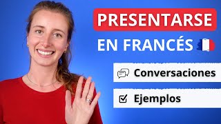 Cómo Presentarse En Francés 🇫🇷 Conversaciones Básicas Ejemplos [upl. by Arehahs951]