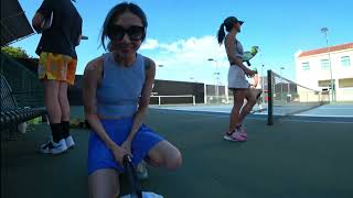 triciaisabirdy  Sept 7 2024 Pickleball in 100 degree weather time [upl. by Litnahs]