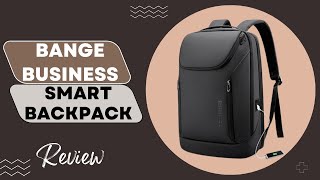 BANGE Business Smart Backpack Waterproof fit 156 Inch Laptop Backpack Review [upl. by Michaelina]