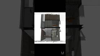 Residential complex designCommercial Townhouse8x20m6 Storeys shorts architecture mytharchi [upl. by Aicilyt]