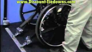 FREE QStraint QRT Retractable Wheelchair Tiedown Training Video [upl. by Filmer]