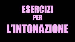 ESERCIZI DI CANTO PER LINTONAZIONE CORSO DI CANTO GRATUITO  Lezione 7 [upl. by Ennovahs]