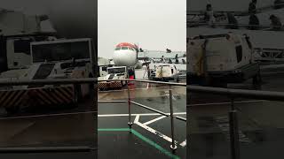 Storm weather at Bristol Airport 🙂 bristol bristolairport shehantravelvlogs [upl. by Yetty]