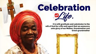 MRS EUNICE OLADAPO FUNERAL SERVICE [upl. by Eihs]