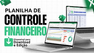 Planilha de Controle Financeiro  Download Gratuito [upl. by Nereen]