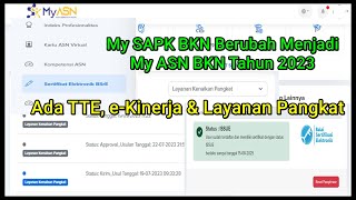 My SAPK BKN berubah Menjadi My ASN BKN Tahun 2023 [upl. by Elvia]