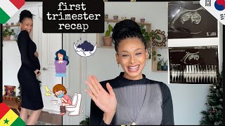 FIRST TRIMESTER RECAP shocking symptoms pregnant in Korea supplements amp must haves ambw 국제커플 [upl. by Lee3]