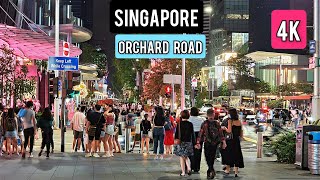 Nightlife in Singapore Orchard Road  Singapore Nightlife [upl. by Drucill105]