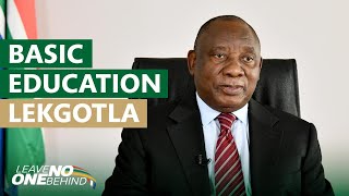 President Ramaphosa addresses the opening of the 2024 Basic Education Sector Lekgotla Conference [upl. by Lauer]