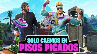 FORTNITE  100 PISOS PICADOS [upl. by Nashom597]