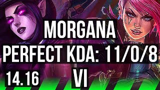 MORGANA vs VI JGL  1108 Legendary  EUW Master  1416 [upl. by Shelia]