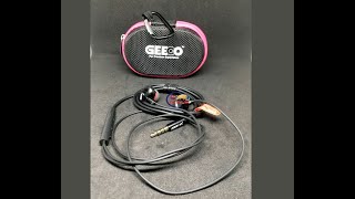 Geeoo X15 earphone review in Bangla price and full details call receive button Unboxing [upl. by Osterhus]