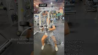 HOW TO DO Seated Flys for your chest fitness gym shorts workout chestworkout [upl. by Ahteres]