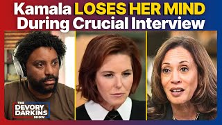 Kamala LOSES HER MIND During Crucial MSNBC Interview [upl. by Natsirc]