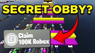 SECRET ROBLOX OBBY GIVES 1000000 FREE ROBUX October 2024 [upl. by Onilecram]