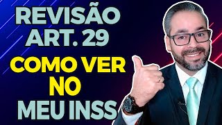 COMO SABER SE TENHO DIREITO À REVISÃO DO ARTIGO 29 [upl. by Damien]