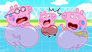 Everyone Got Pregnant While Swimming in the Pool  Peppa Pig Funny Animation [upl. by Airb]