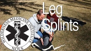 Wilderness Medicine  Leg Splints [upl. by Tahmosh900]