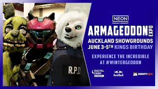 Milkshake Attends Auckland Armageddon Expo 2023 [upl. by Ahsimit]