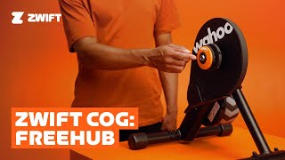 Zwift Cog With MultiTrainer Freehub Set Up [upl. by Nangem]