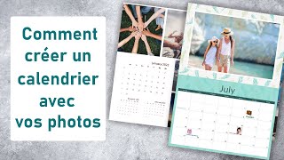 Сomment сréer un calendrier avec vos photos et vos fêtes [upl. by Xino733]