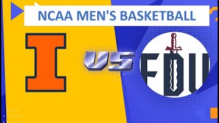 Fairleigh Dickinson vs Illinois  2023 NCAA MENS BASKETBALL LIVE SCORE [upl. by Dincolo762]